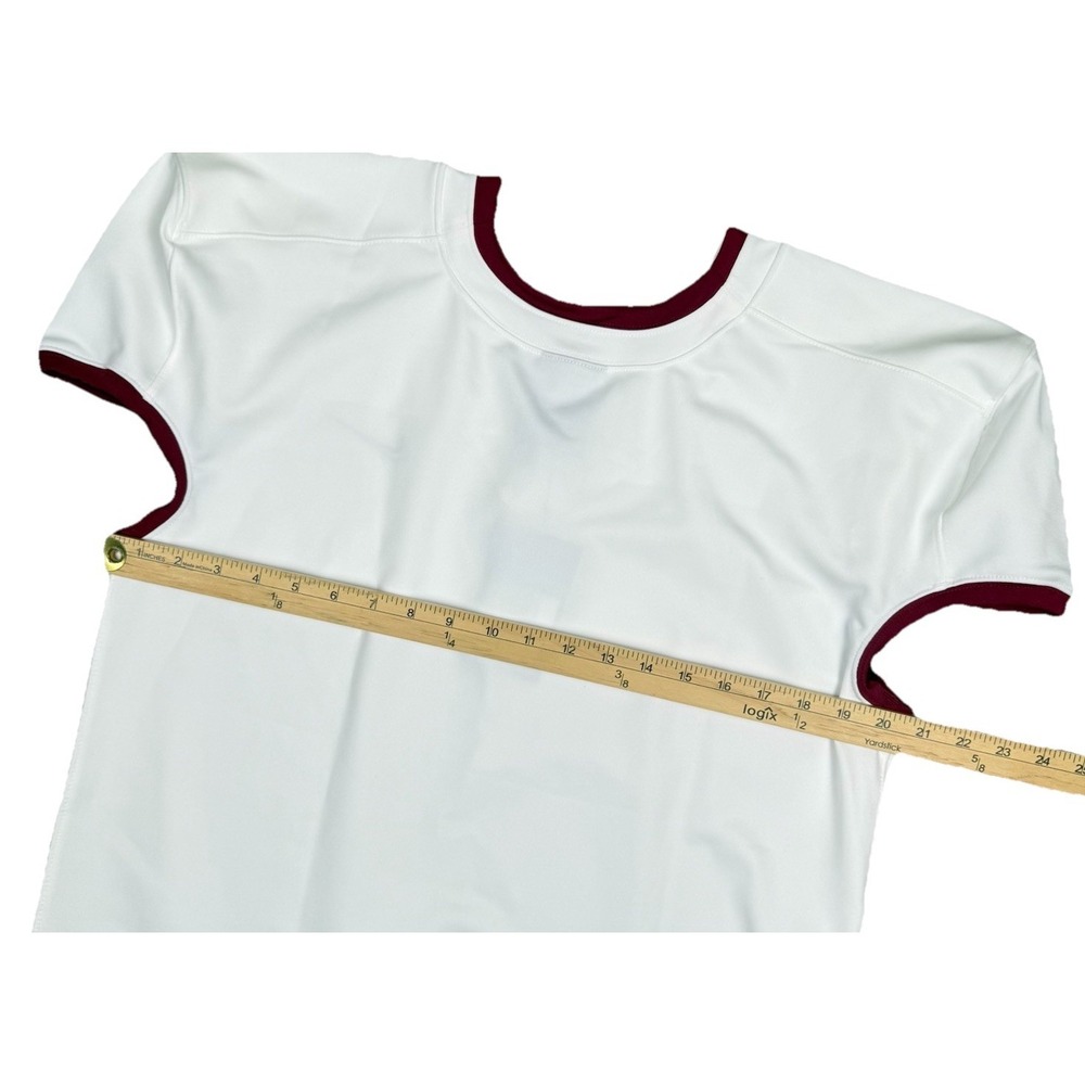 Nike Team Vapor Untouchable Jersey Men's XL White Maroon Vented AO4800 NWT - Picture 11 of 12